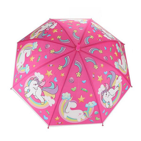 Toi-toys kinderparaplu eenhoorn - paraplu - roze - 66 cm