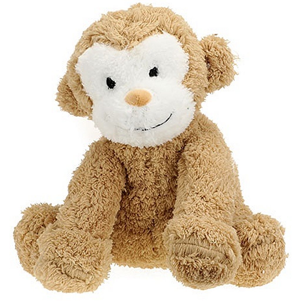 Toi-Toys Pluchen monkey + cuddle blanket in gift box