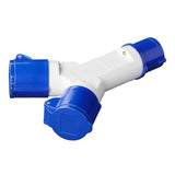 Proplus cee 2-weg splitter 16 amp egrave;re ip44 230 volt 3-polig
