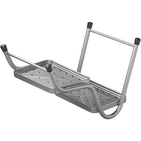 Proplus heavy duty opstapje 2 treden voor caravan camper grijs