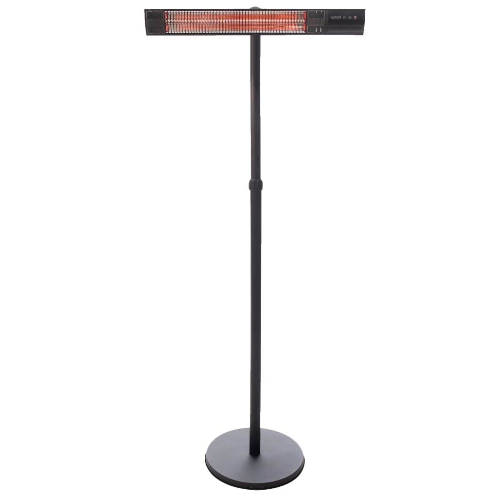 Sunred verwarmer royal diamond dark 2500 w rose gold carbon zwart
