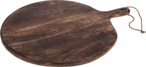 Home styling serveerplateau mango hout ø50cm gebrand
