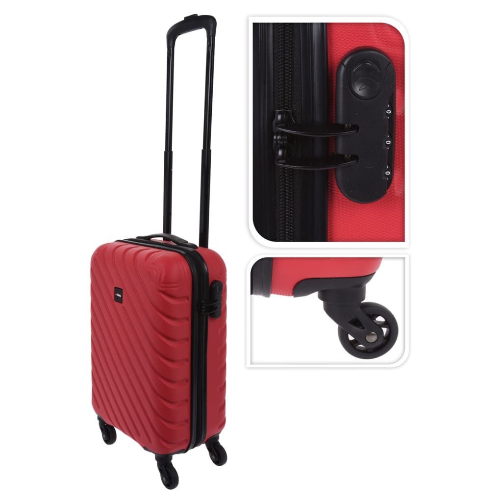 Proworld Proworld Suitcase Diamond Pattern 28 L Rosso caldo