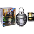 Pro garden solar led lamp zwart