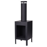 Progarden Progarden Fire Heard With Chimney 100 cm Black