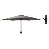 Progarden Progarden Parasol Monica 270 cm de gris oscuro