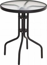 Pro garden garden ronden glazen balkon tafel 60x70cm