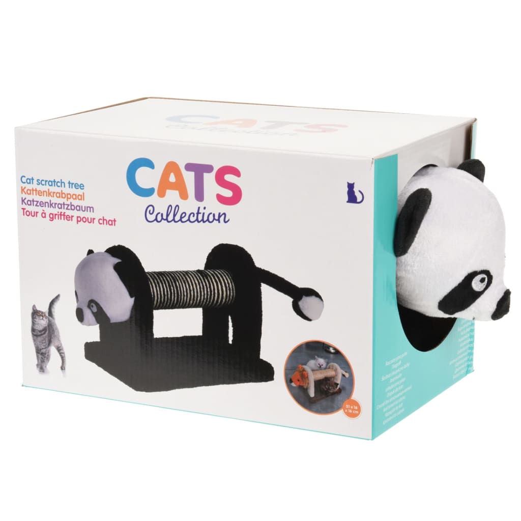 Collection d'animaux de compagnie Collection pour animaux de compagnie chat grattant Panda 51x16x16 cm