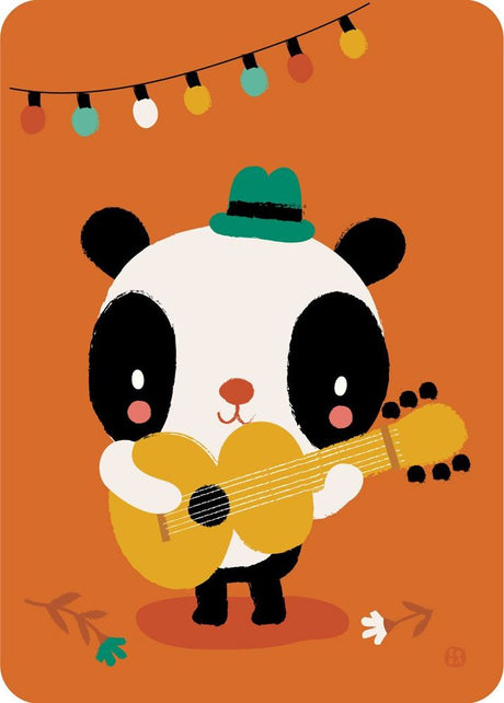 Bora panda songwriter ansichtkaart | 5 stuks