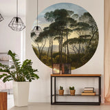 Wallart Wallart Wallow Circle paraguas Pines en Italia 190 cm