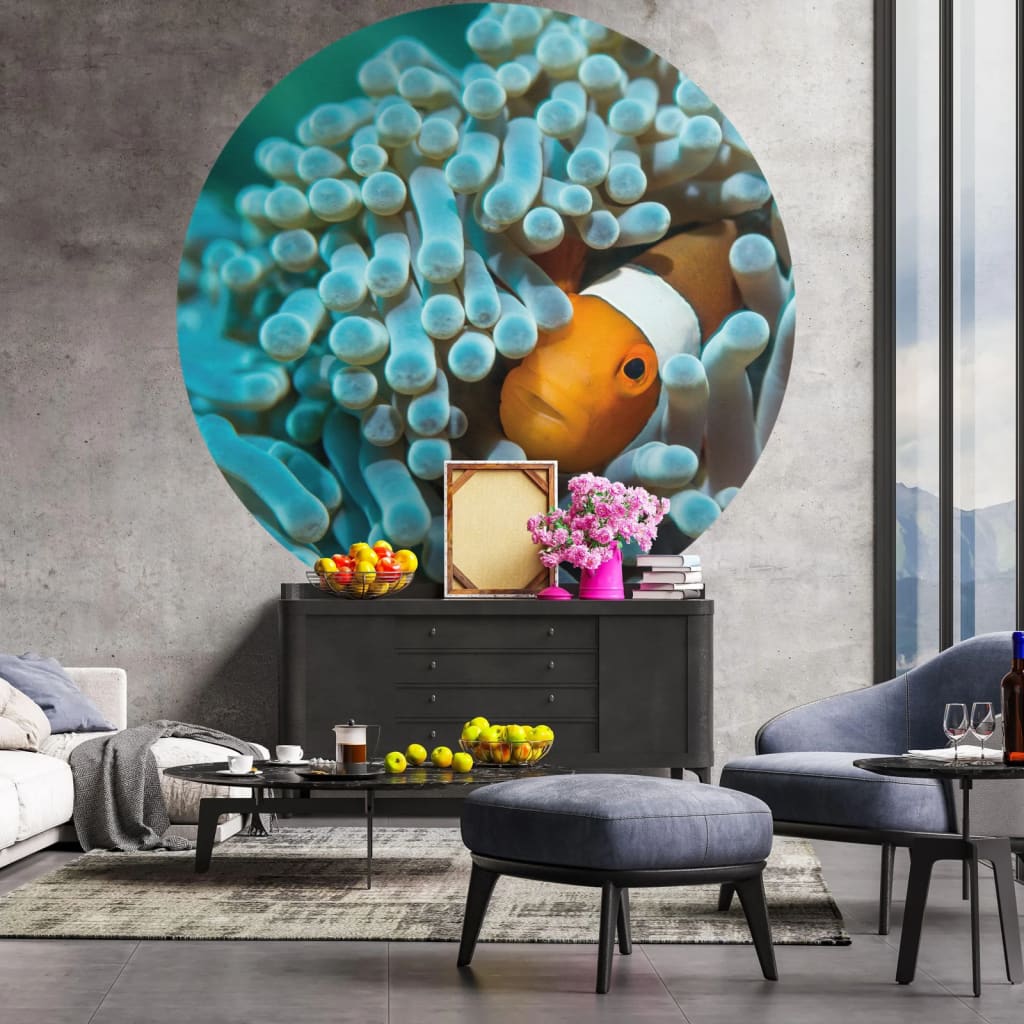 Wallart Wallart Wallow Circle Nemo the Anemonfish 142.5 cm