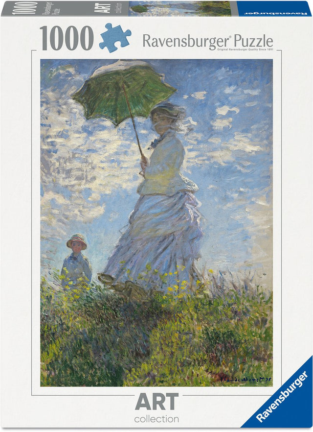 Ravensburger woman with a parasol claude monet puzzel