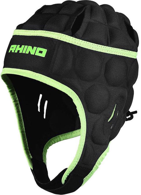 Rhino hoofdbeschermer senator polyester zwart groen mt s