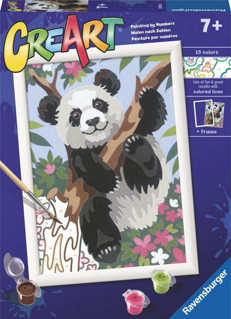 Ravensburger creart schilderen op nummer - speelse panda