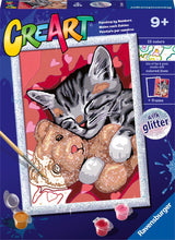Ravensburger creart schilderen op nummer - vredige kitten