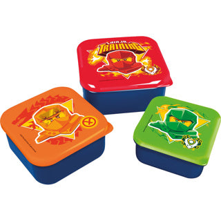 Stor snackbox lego ninjago | 4 stuks