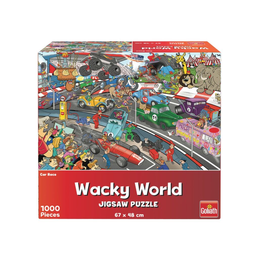 Goliath Wacky World Puzzle Car Race 1000 sztuk