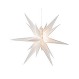 Lumineo Lumineo Kerstster PVC Steady Wit 6 LEDs Binnen Buiten 60 cm