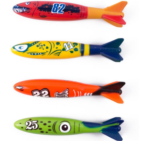 Benson duikspeelgoed torpedos 4 stuks