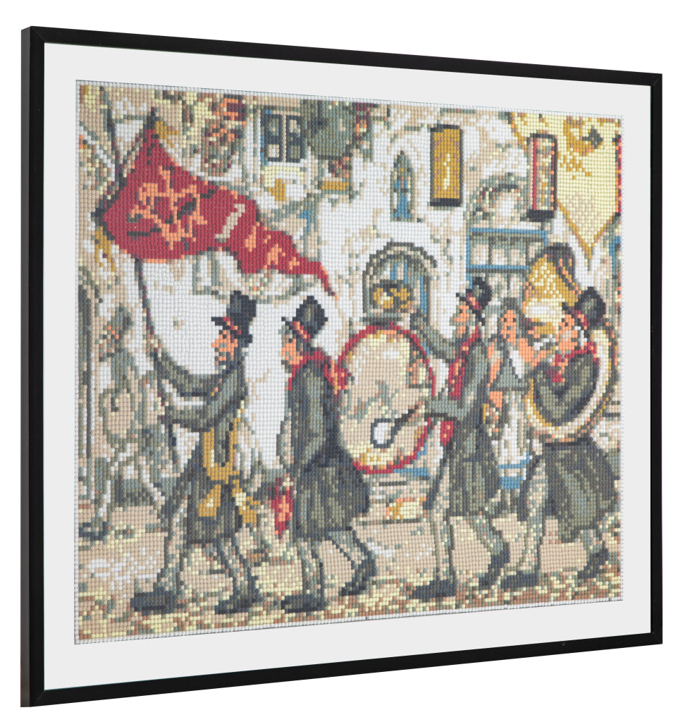 Grafix Diamond Molerei Anton Pieck Fanfare 40x50cm