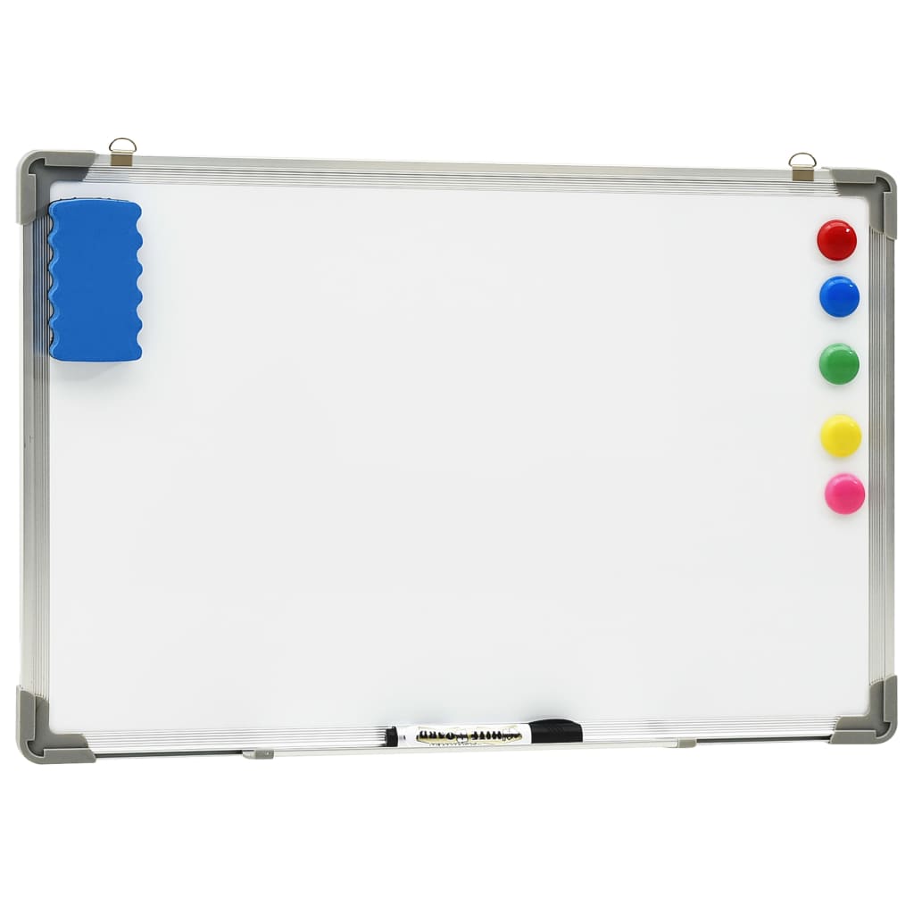 Vidaxl Whiteboard magnétique 50x35 cm en acier blanc