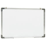 Vidaxl whiteboard magnetisch 50x35 cm staal wit