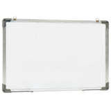 Vidaxl whiteboard magnet 60x40 cm stålvit