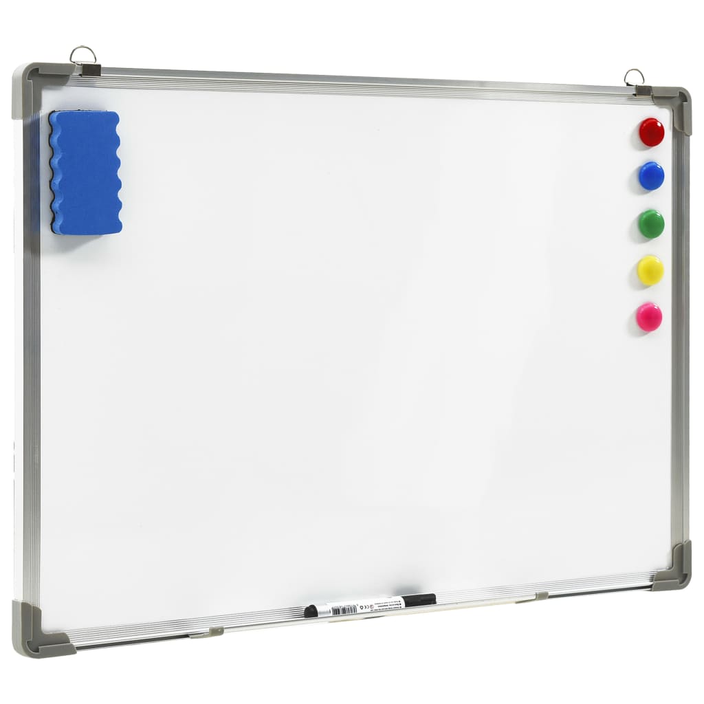 Vidaxl Whiteboard Magnetic 70x50 cm Steel White