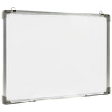 Vidaxl Whiteboard magnetico 70x50 cm acciaio bianco