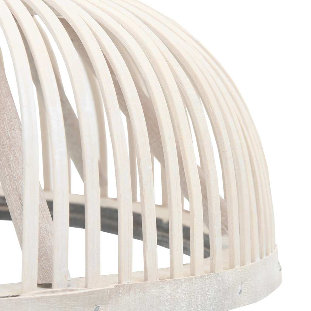 Vidaxl hanglamp halfrond 40 w e27 34x14,5 cm bamboe