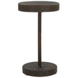 Vidaxl tuintafel 60,5x106 cm poly rattan bruin
