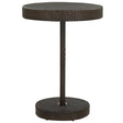 Vidaxl tuintafel 75,5x106 cm poly rattan bruin