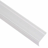 Vidaxl trapneuzen l-vormig 15 st 100 cm aluminium zilverkleurig