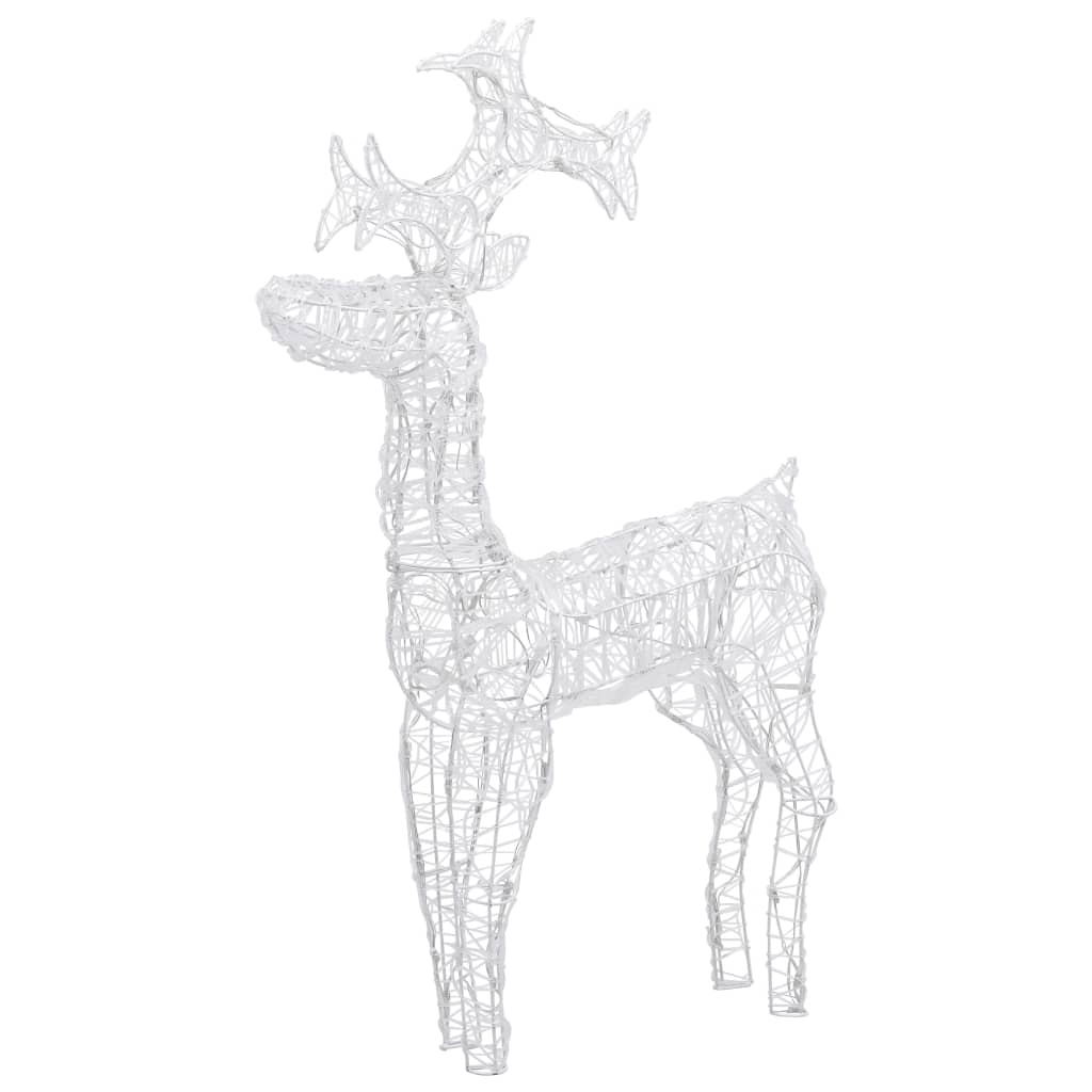 BIDAXL JULDECORATION REINDEER 90 LEDS 60x16x100 cm akryl