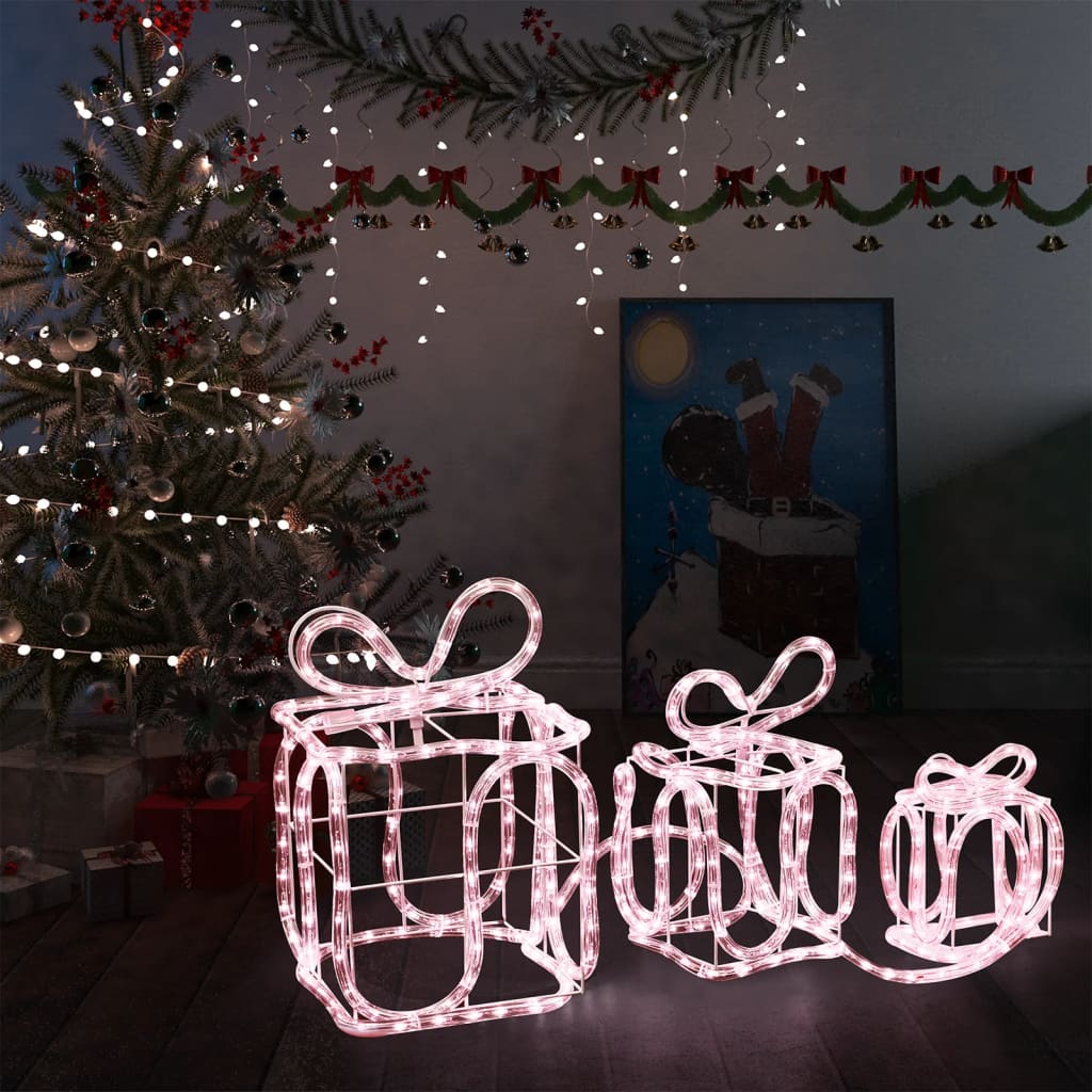 Éclairage de Noël Vidaxl pour coffres-cadeaux intérieurs et extérieurs 180 LED