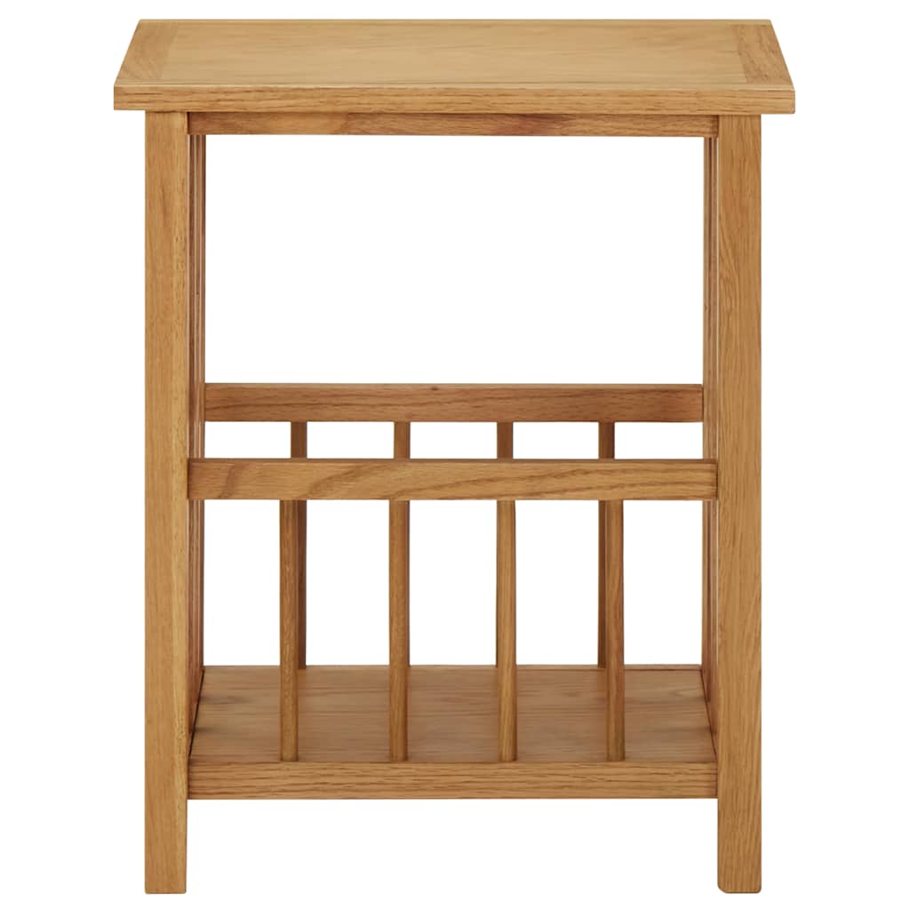 Vidaxl bijzettafel 45x35x55 cm massief eikenhout