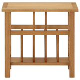 Vidaxl bijzettafel 45x27x42 cm massief eikenhout