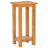 Vidaxl bijzettafel 27x24x55 cm massief eikenhout