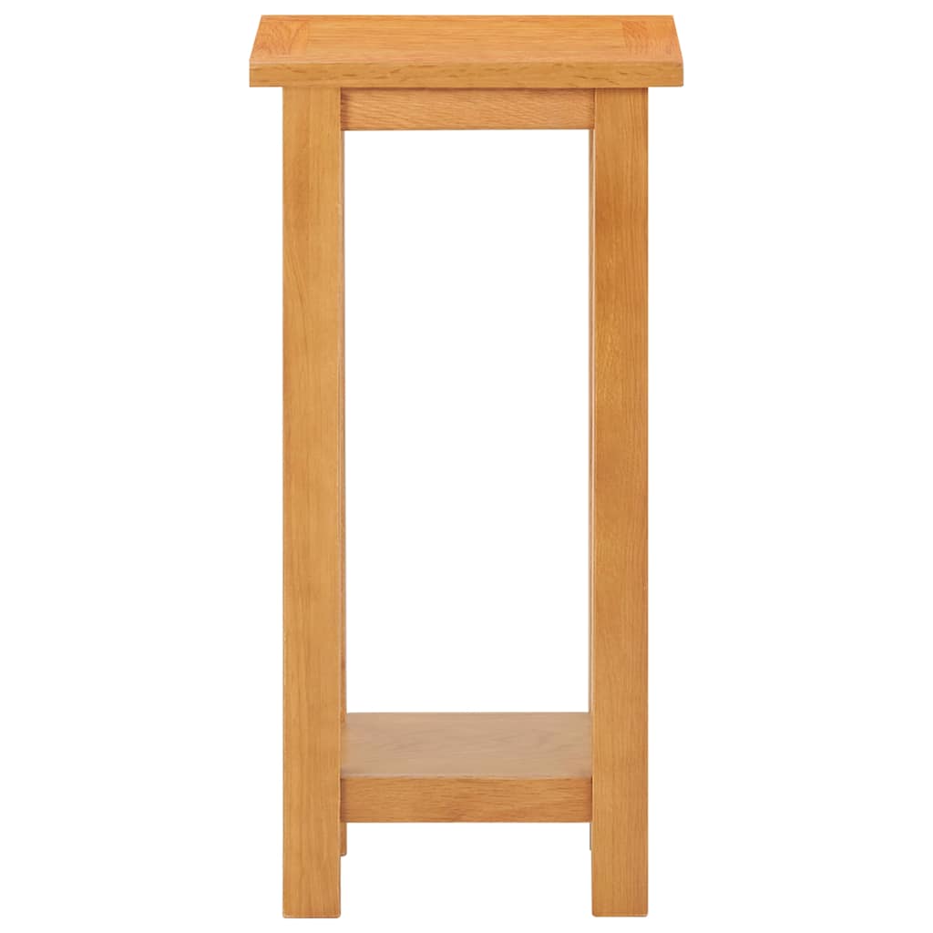 Vidaxl bijzettafel 27x24x55 cm massief eikenhout