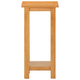 Vidaxl bijzettafel 27x24x55 cm massief eikenhout