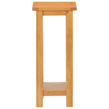 Vidaxl bijzettafel 27x24x55 cm massief eikenhout
