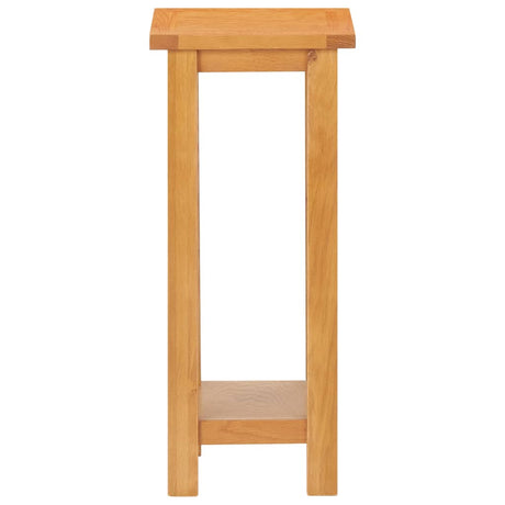 Vidaxl bijzettafel 27x24x55 cm massief eikenhout