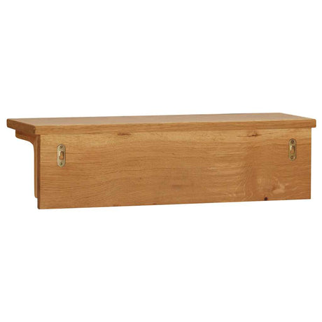 Vidaxl kapstok 60x16x16 cm massief eikenhout