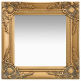 Vidaxl Wall Mirror Barock Style 40x40 cm Guldfärgad