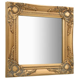 Vidaxl Wall Mirror Baroque Style 40x40 cm zlaté barvy