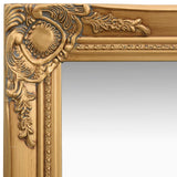 Vidaxl Wall Mirror Baroque Style 40x40 cm zlaté barvy