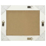 Vidaxl wandspiegel barok stijl 50x40 cm wit
