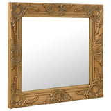 Vidaxl Wall Mirror Barock Style 50x50 cm guldfärgad