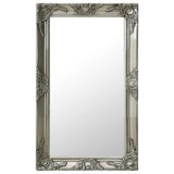 Vidaxl Wall Mirror Barroque Style 50x80 cm de color plateado