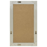 Vidaxl Wall Mirror Barroque Style 50x80 cm de color plateado